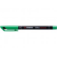 Penna Stabilo OHPen universal Fine (F) 0,7 mm verde 842/36 (Conf.10)