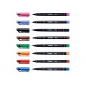 Penna Stabilo OHPen universal Fine (F) 0,7 mm verde 842/36 (Conf.10)