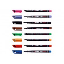 Penna Stabilo OHPen universal Fine (F) 0,7 mm verde 842/36 (Conf.10)