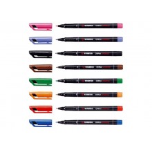 Penna Stabilo OHPen universal Fine (F) 0,7 mm verde 842/36 (Conf.10)