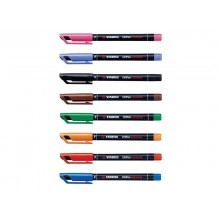 Penna Stabilo OHPen universal Fine (F) 0,7 mm rosso 842/40 (Conf.10)