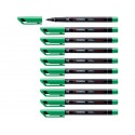 Penna Stabilo OHPen universal Medio (M) 1 mm verde 843/36 (Conf.10)
