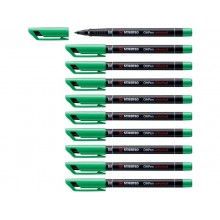 Penna Stabilo OHPen universal Medio (M) 1 mm verde 843/36 (Conf.10)