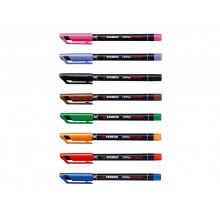 Penna Stabilo OHPen universal Medio (M) 1 mm rosso 843/40 (Conf.10)