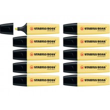 Evidenziatore Stabilo Boss Original Pastel 2-5 mm giallo banana 70/144 (Conf.10)