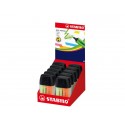Evidenziatori Stabilo Boss Original Bicchiere  2-5 mm assortiti Contenitore in plastica da 4 - 7004-3