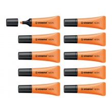 Evidenziatore Stabilo Neon 2-5 mm arancio 72/54 (Conf.10)