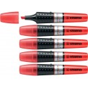 Evidenziatore Stabilo Luminator 2-5 mm rosso 71/40 (Conf.5)