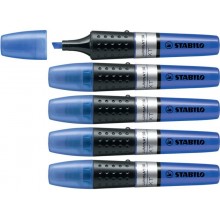 Evidenziatore Stabilo Luminator 2-5 mm blu 71/41 (Conf.5)