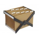 Supporto per cartelle sospese LUXOR 39 cm forma a X avana 41x32x27 cm 10 cartelle - LUXOR 4 AV 10 P1