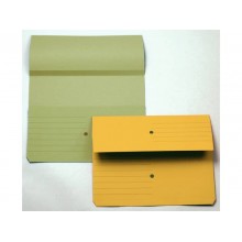 Cartelline con tasca 4Mat A4 in carta woodstock 225 g/m² dorso 3 cm verde conf. da 10 pezzi - 3240 02