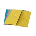 Cartelline con tasca 4Mat A4 in carta woodstock 225 g/m² dorso 3 cm verde conf. da 10 pezzi - 3240 02