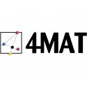 Cartelline con tasca 4Mat A4 in carta woodstock 225 g/m² dorso 3 cm giallo conf. da 10 pezzi - 3240 04