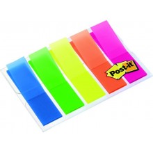 Segnapagina removibili Post-it® Index Mini full color con dispenser fluo assortiti  conf. da 100 - 683-HF5EU