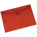 Portadocumenti con bottone Q-Connect A4 ppl rosso KF03594 (Conf.12)