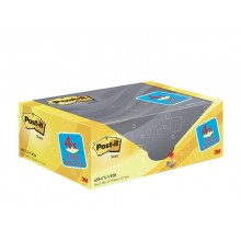 Foglietti riposizionabili Post-it® Notes giallo Canary™ 76x127 mm Value Pack 16+4 blocchetti GRATIS - 655-VP20