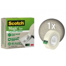Nastro adesivo Scotch® Magic™ Più Verde 19 mm x 30 m trasparente opaco 9-1930R