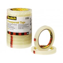 Nastro adesivo Scotch® 550 19 mm x 66 m trasparente torre da 8 rotoli - 550-1966