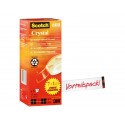 Nastro adesivo Scotch® Crystal 600 supertrasparente 19 mm x 33 mt Value Pack 7+1 GRATIS - 6-1933R8