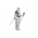Tuta da lavoro di protezione 3M colore bianco con pannello posteriore verde bianco-verde M - 4520 M