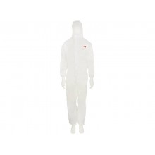 Tuta da lavoro di protezione 3M colore bianco con pannello posteriore verde bianco-verde M - 4520 M