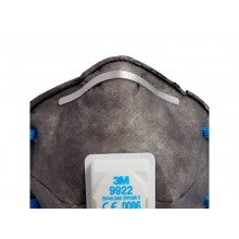 Respiratore monouso 3M FFP2 con valvola  Conf. 10 pezzi - 9922