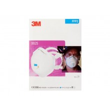 Respiratore monouso per saldatura 3M FFP2 con valvola Conf. 10 pezzi - 9925