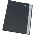 Libro monitore Q-Connect 270x340 mm nero 1-31 KF04564