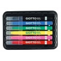 Pennarelli per tessuti GIOTTO Decor Textile tratto fine 1-3 mm assortiti astuccio da 6 - F49480000