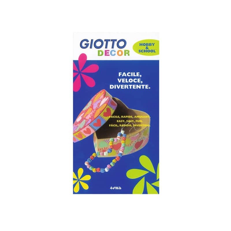 Pennarelli per tessuto Giotto Decor Textile giallo per tessuto fluo