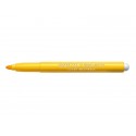 Pennarello GIOTTO Turbo Maxi punta grossa in fibra 5 mm giallo medio Conf. 12 pezzi - F456002