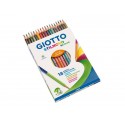 Matite colorate GIOTTO Stilnovo Bicolor assortiti astuccio da 18 - F257200