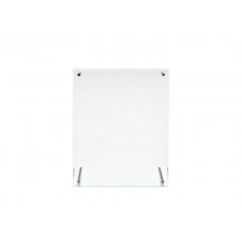 Portastampati deflecto® 8,5''x11" in polimetilmetacrilato con bordi sagomati trasparente - 799693