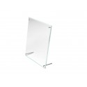 Portastampati deflecto® 8,5''x11" in polimetilmetacrilato con bordi sagomati trasparente - 799693