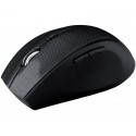 Mouse ottico Media Range 5 pulsanti, serie highline, wireless 1600 dpi carbonio/nero - MROS207