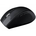 Mouse ottico Media Range 5 pulsanti, serie highline, wireless 1600 dpi carbonio/nero - MROS207