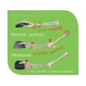 Mouse verticale per destrorsi R-GO Tools laser nero 165-195 mm con cavo RGOHE