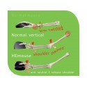 Mouse verticale per destrorsi R-GO Tools laser nero 165-195 mm wireless RGOHEWL