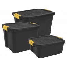 Contenitore multiuso in polipropilene 60L Strata nero/giallo 2004420130