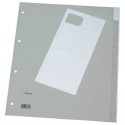 Divisore personalizzabile Q-Connect grigio 24,5x29,7 cm ppl 12 pagine KF01854 (Conf.3)