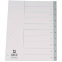Divisore numerico Q-Connect grigio 22,5x29,7 cm ppl 1-10 KF01825