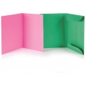 Cartellina a 3 lembi Brefiocart Color 24,5x35 cm cellulosa 200 g/m² arancio Conf. 25 pezzi - 0205511.AR