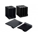 Custodia per raccoglitori e registratori Sei Rota 40 A4 f.to esterno 28,5x32 cm - dorso 6,5 cm nero - 67144010