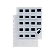 Buste a foratura universale Sei Rota Atla F per diapositive 20 spazi 5,5x5,5 cm trasparente  conf.10 buste 662514