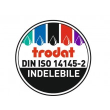 Timbro autoinchiostrante Trodat PRINTY 4931 in plastica 70x30 mm nero 45196