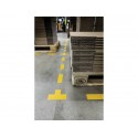 Segnaletica da pavimento forma "croce" DURABLE RAL 1003 giallo 15x15 cm Conf. 10 pezzi - 170104