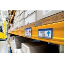 Tasche per identificazione Durable con bande magnetiche blu f.to esterno mm. 163x83- inserto 150x67mm cf. 50- 174207