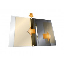 Cartellina ad aghi DURABLE DURAPLUS® A4 azzurro 257906 (Conf.25)