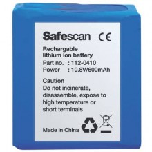 Batteria al litio ricaricabile  LB-105 per rilevatore banconote Safescan 155-S nero - 112-0410