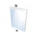 Targhe DURABLE INFO SIGN alluminio/acrilico trasparente/argento metallizzato 210x297 mm - 480623